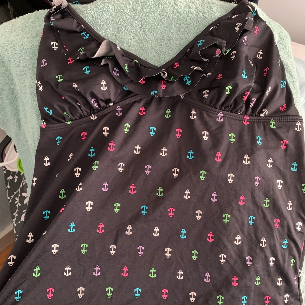 Old navy anchor tankini swimsuit